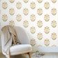Sophie Pink Floral Medallion Peel & Stick Wallpaper