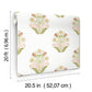 Sophie Pink Floral Medallion Peel & Stick Wallpaper