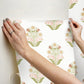 Sophie Pink Floral Medallion Peel & Stick Wallpaper
