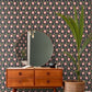Lillian Blue Floral Vine Peel & Stick Wallpaper