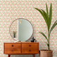 Lillian Pink Floral Vine Peel & Stick Wallpaper