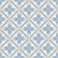 Mimi Blue Quilted Floral Peel & Stick Wallpaper