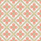 Mimi Coral Quilted Floral Peel & Stick Wallpaper