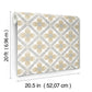Mimi Neutral Quilted Floral Peel & Stick Wallpaper