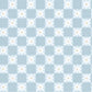 Stardust Blue Checkerboard Peel & Stick Wallpaper