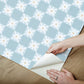 Stardust Blue Checkerboard Peel & Stick Wallpaper