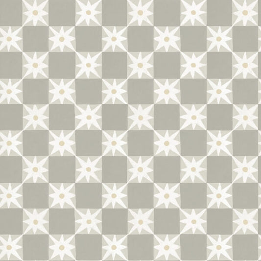Stardust Warm Grey Checkerboard Peel & Stick Wallpaper