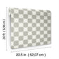 Stardust Warm Grey Checkerboard Peel & Stick Wallpaper