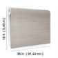 Natural Sisal Classic Grey Peel & Stick Grasscloth Wallpaper