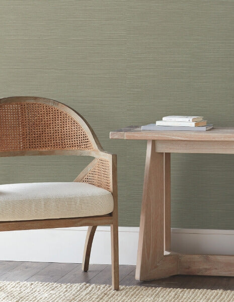 Natural Sisal Pine Peel & Stick Grasscloth Wallpaper