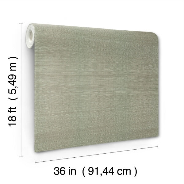 Natural Sisal Pine Peel & Stick Grasscloth Wallpaper