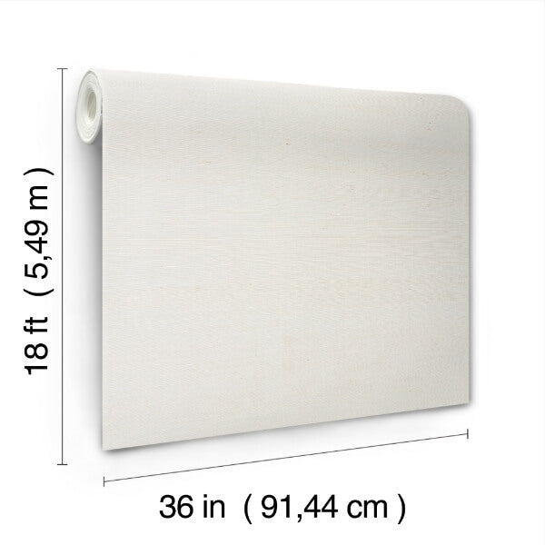 Natural Sisal White Peel & Stick Grasscloth Wallpaper