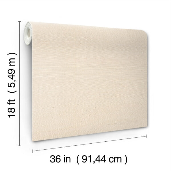 Natural Sisal Plaster Peel & Stick Grasscloth Wallpaper