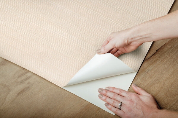 Natural Sisal Plaster Peel & Stick Grasscloth Wallpaper