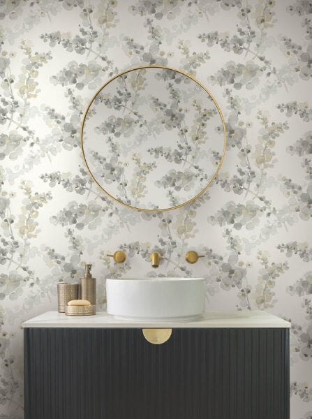 Blossom Fling Steel Peel & Stick Wallpaper