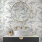 Blossom Fling Blue Peel & Stick Wallpaper