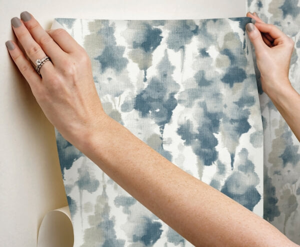 Mirage Navy Peel & Stick Wallpaper