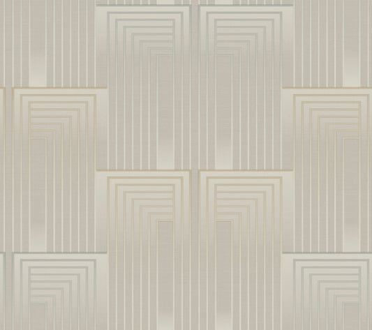 Vanishing Taupe & Pearl Peel & Stick Wallpaper