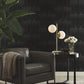 Vanishing Black & Copper Peel & Stick Wallpaper