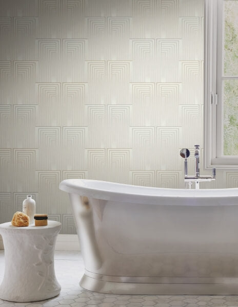 Vanishing Silver & Gold Peel & Stick Wallpaper