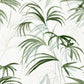 Inky Palms Green Peel & Stick Wallpaper