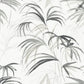 Inky Palms Black Peel & Stick Wallpaper