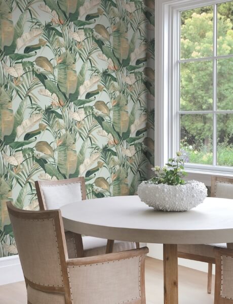 Tropical Cabana Spa Peel & Stick Wallpaper