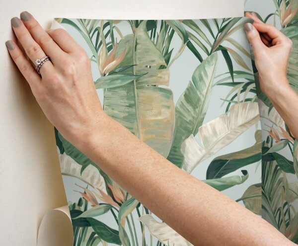 Tropical Cabana Spa Peel & Stick Wallpaper