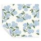 Hydrangea Blue & White Peel & Stick Wallpaper