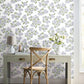 Hydrangea Lilac & White Peel & Stick Wallpaper