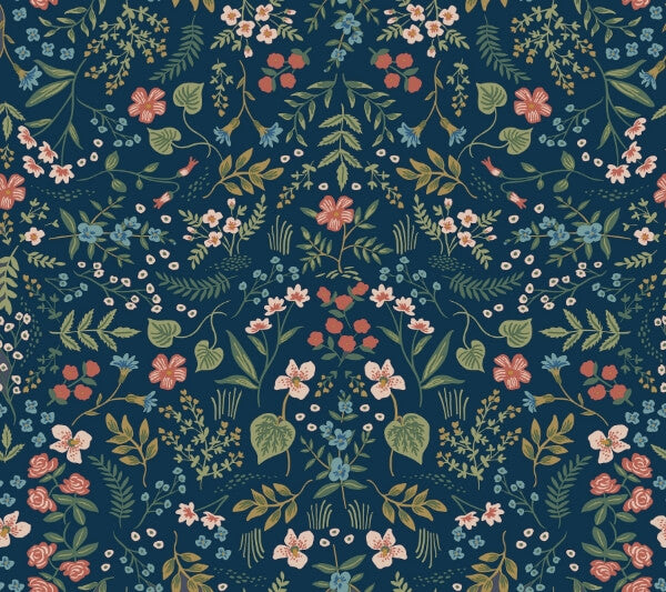 Wildwood Navy Peel & Stick Wallpaper