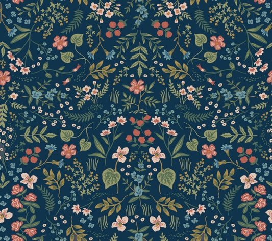 Wildwood Navy Peel & Stick Wallpaper