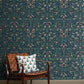 Wildwood Navy Peel & Stick Wallpaper