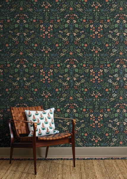 Wildwood Black Peel & Stick Wallpaper