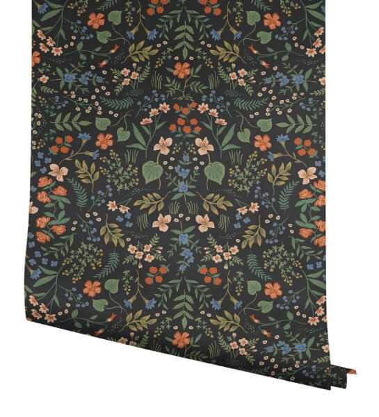 Wildwood Black Peel & Stick Wallpaper