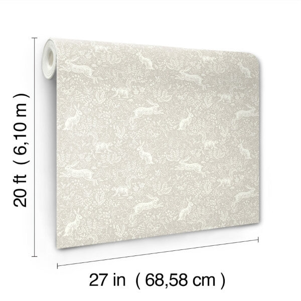 Fable Linen Peel & Stick Wallpaper