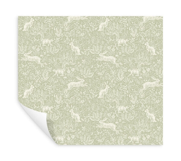 Fable Mint Peel & Stick Wallpaper