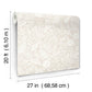Pomegranate Beige & White Peel & Stick Wallpaper