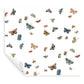 Butterfly House White Peel & Stick Wallpaper