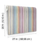 Striped Sunset Rainbow Peel & Stick Wallpaper