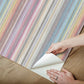 Striped Sunset Rainbow Peel & Stick Wallpaper
