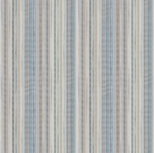 Striped Sunset Blue Grey Peel & Stick Wallpaper