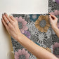 Anemones Black Peel & Stick Wallpaper