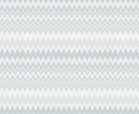 Zig Zag White Peel & Stick Wallpaper