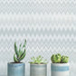 Zig Zag White Peel & Stick Wallpaper