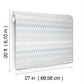 Zig Zag White Peel & Stick Wallpaper