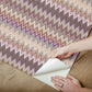 Zig Zag Purple Peel & Stick Wallpaper
