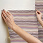 Zig Zag Purple Peel & Stick Wallpaper