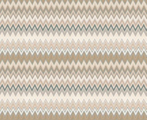Zig Zag Green Peel & Stick Wallpaper