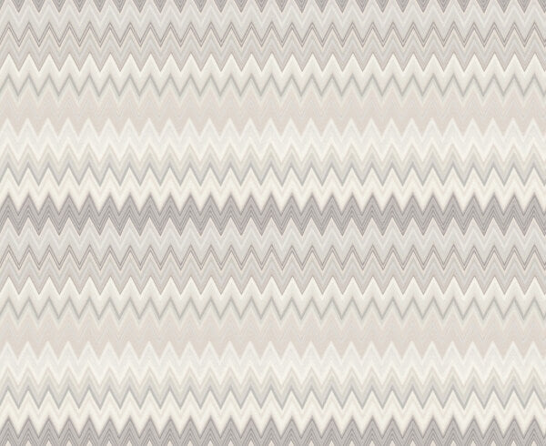Zig Zag Beige Peel & Stick Wallpaper
